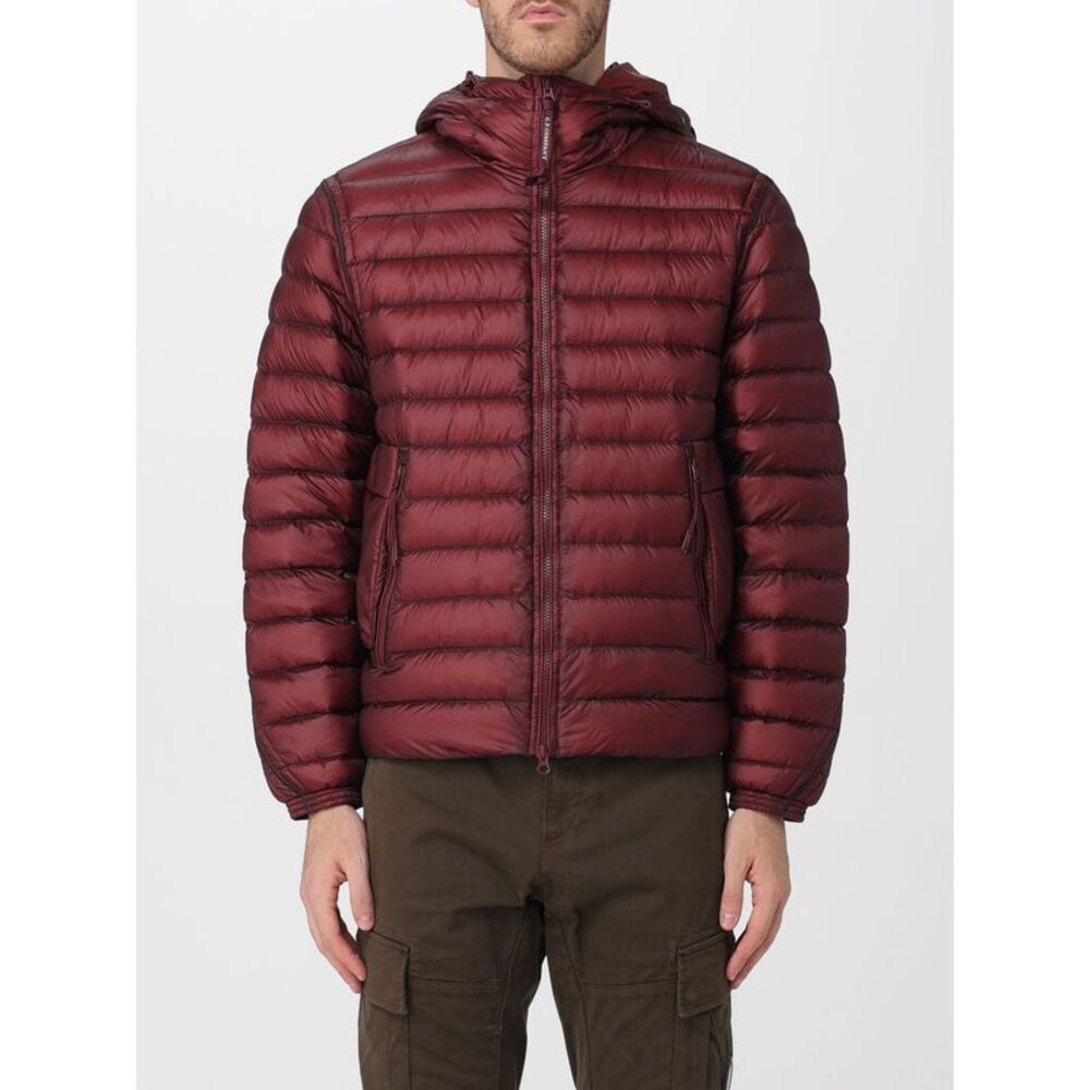 C.P. Company Men C.P. Company Short Nylon Puffer Jacket With Iconic Goggle Hood